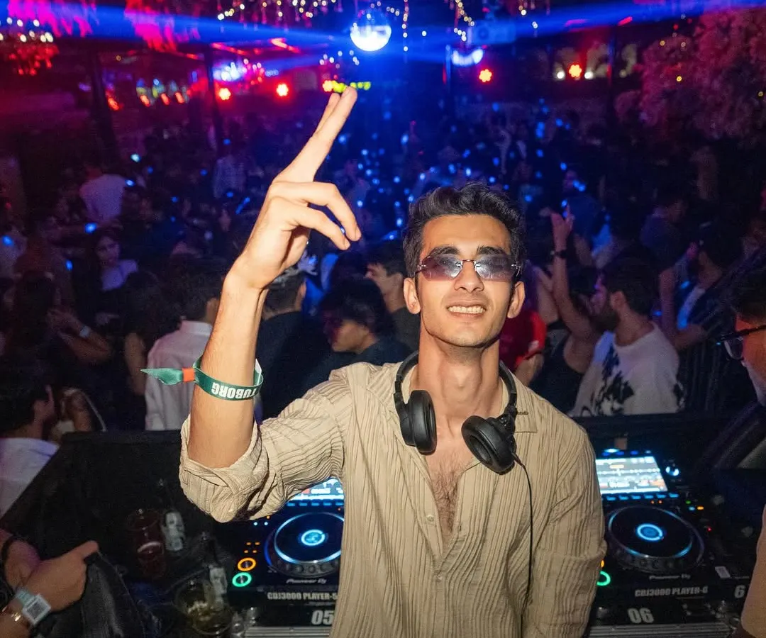A snapshot from the afterparty for &me at the Mumbai race course. I thrive on creating an electric atmosphere, keeping the party going with deep cuts and Afro house beats long into the night.