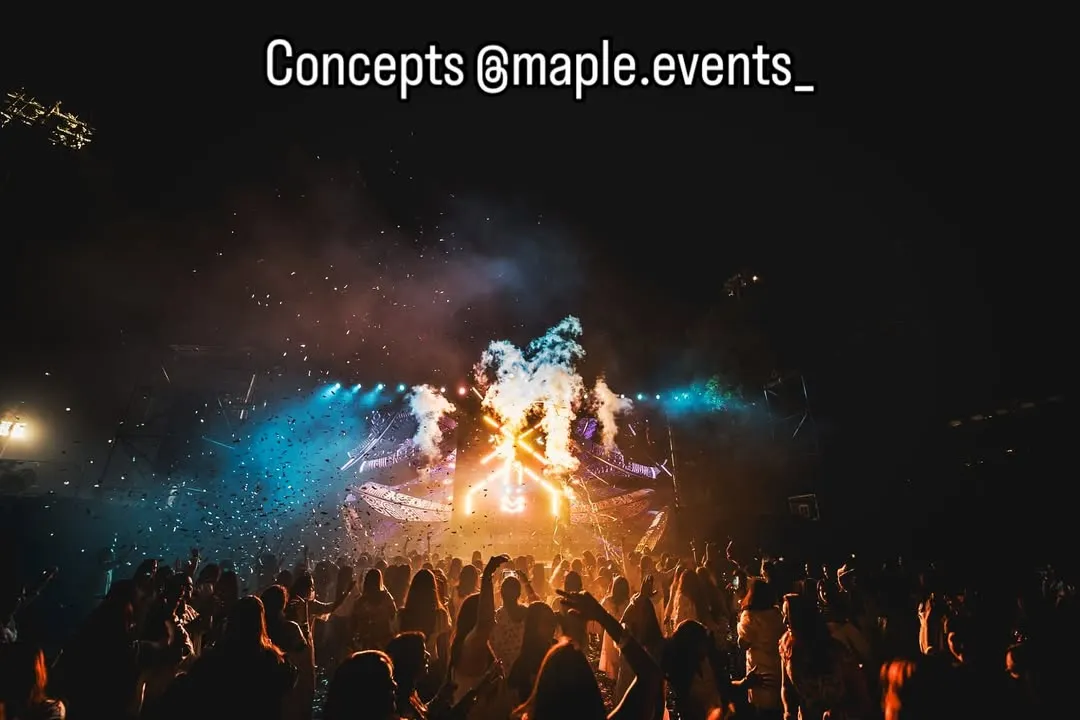 An electrifying moment from a live concert we produced. Our stage design, dynamic lighting, and pyrotechnic effects create an immersive atmosphere that captivates the audience and makes for an unforgettable brand experience.