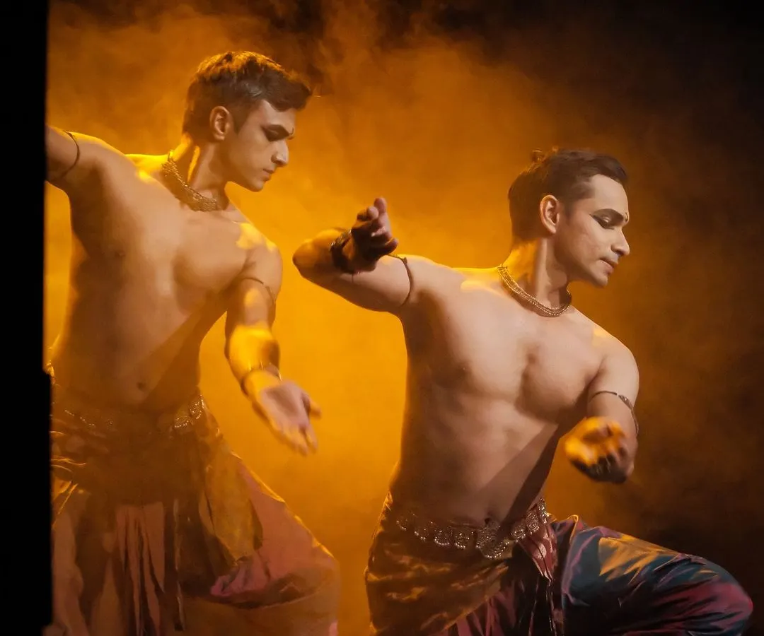 The energy of 'ATAH', a duet I perform with Adithya PV. We use smoke and light to create a dynamic atmosphere on stage, telling a story of connection.