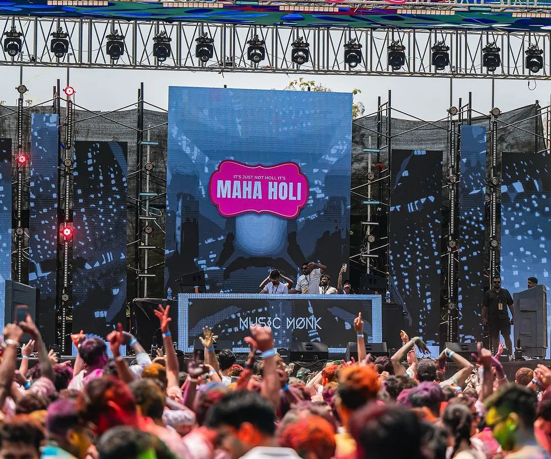 Performing at the Maha Holi Festival for a crowd of over 15,000 people. The energy of a festival stage is unmatched, and connecting with a crowd this massive is what I live for.