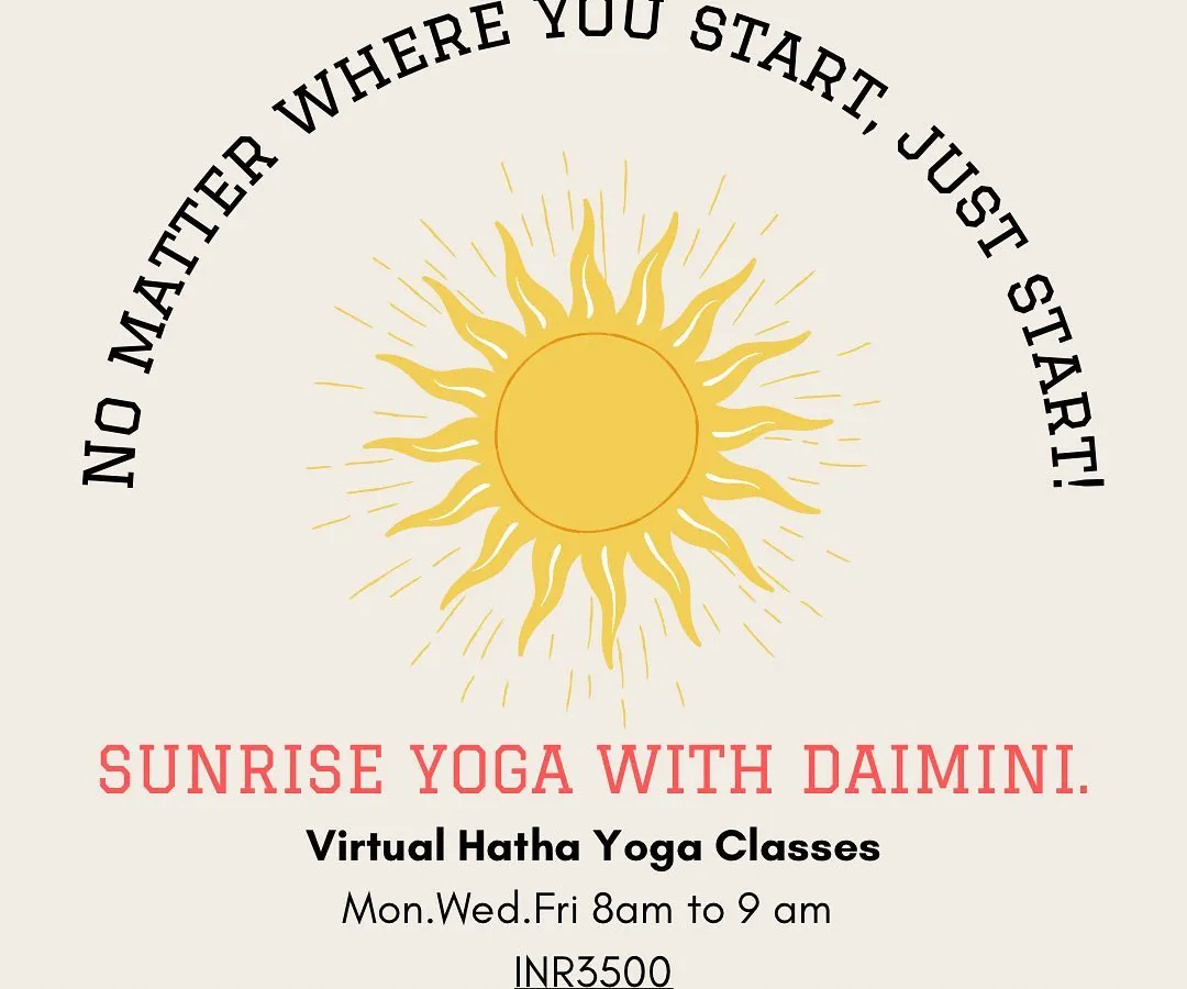 This is your official invitation to join my Sunrise Hatha Yoga classes. They are completely virtual, so you can join from anywhere. We keep the groups small to make sure everyone gets the attention they need.