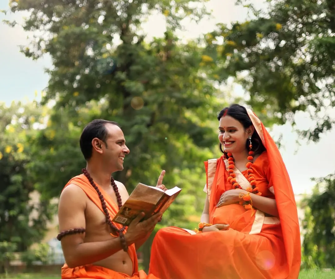 We bring your imagination to life, even creating a divine Ram and Sita themed shoot. This is about celebrating your journey with stories that are close to your heart, making these memories truly sacred.