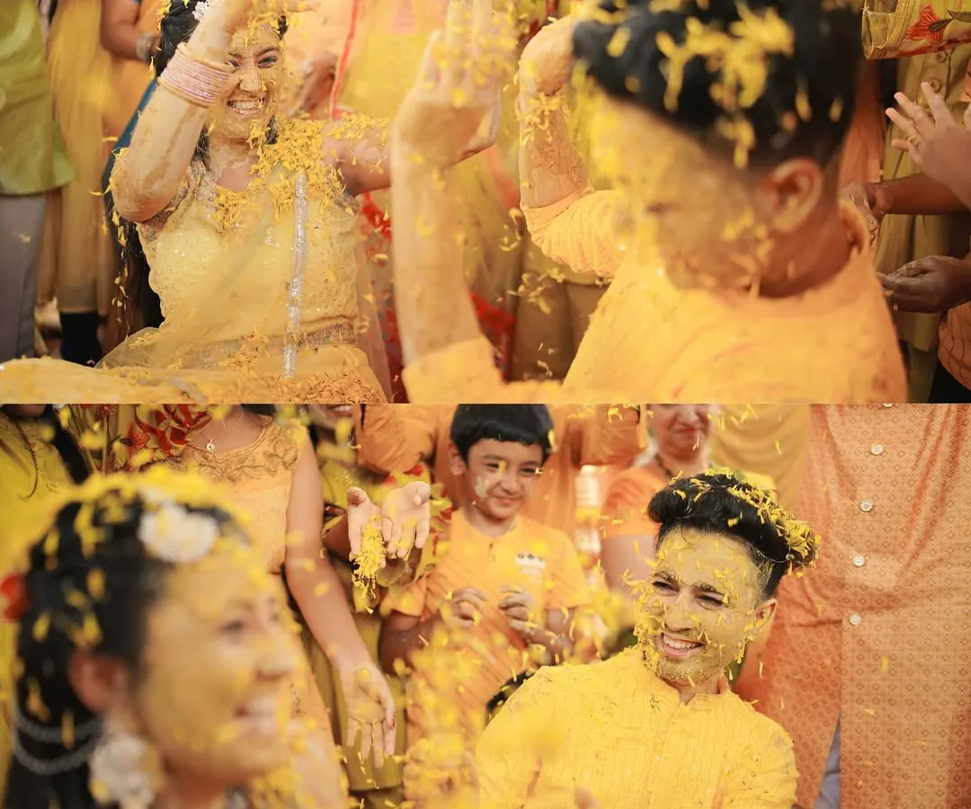 Pure, uninhibited joy! This is what a Haldi ceremony is all about. I focus on capturing these candid moments of laughter and celebration with family and friends, creating memories that feel as lively as the day itself.