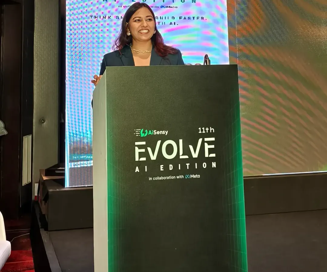 On stage at the 11th Evolve AI Edition summit, where I balanced a professional tone with engaging energy. I ensure that even in knowledge-heavy conferences, the audience remains connected and the flow is seamless from start to finish.