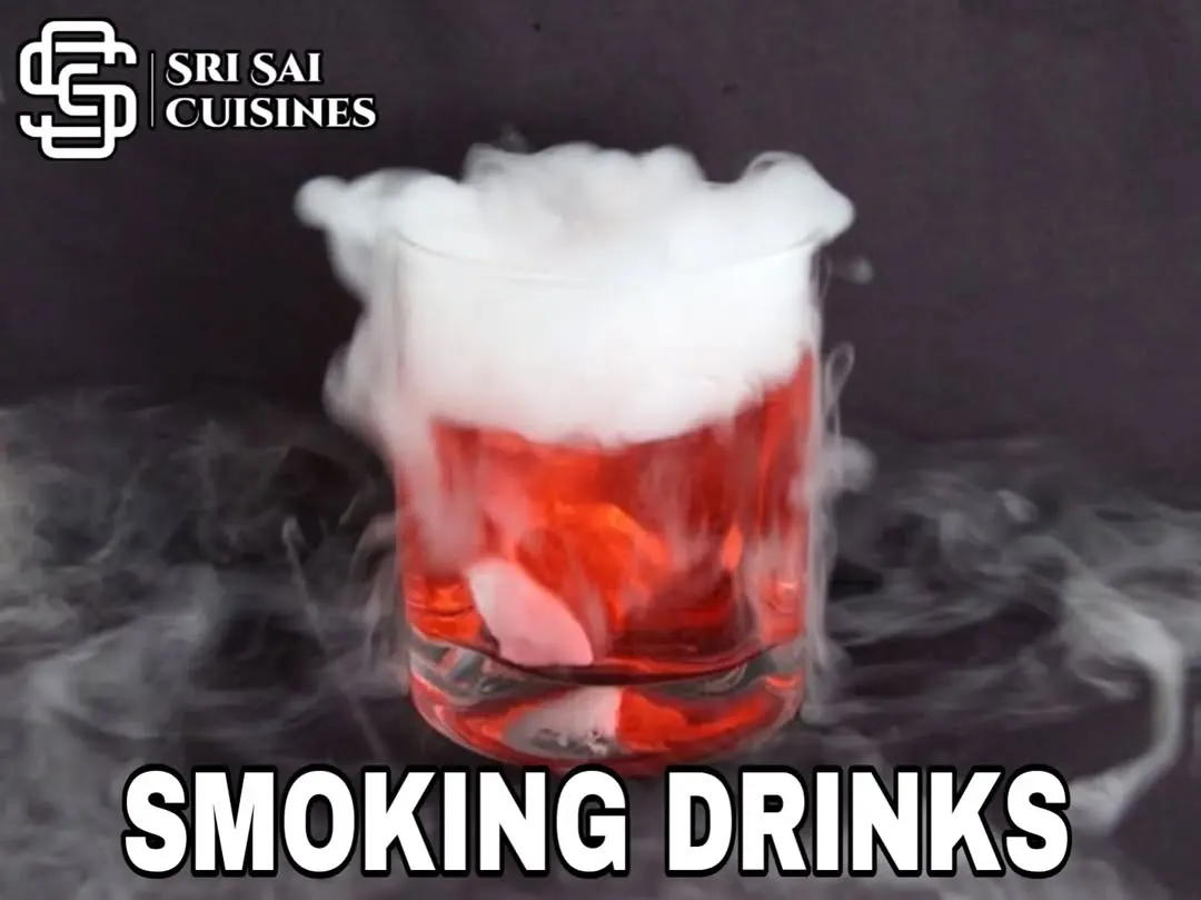 I was the first to introduce these theatrical smoking drinks in Bangalore. Using dry ice, I create a dramatic, smoky effect that makes for a memorable visual and a great conversation starter at weddings and corporate events.