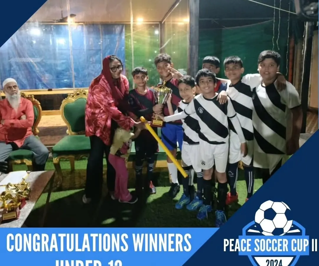 This is what hard work looks like. We are proud to showcase our Under-13 team celebrating their victory at the Peace Soccer Cup II 2024. Moments like these are a testament to our players' dedication and teamwork.