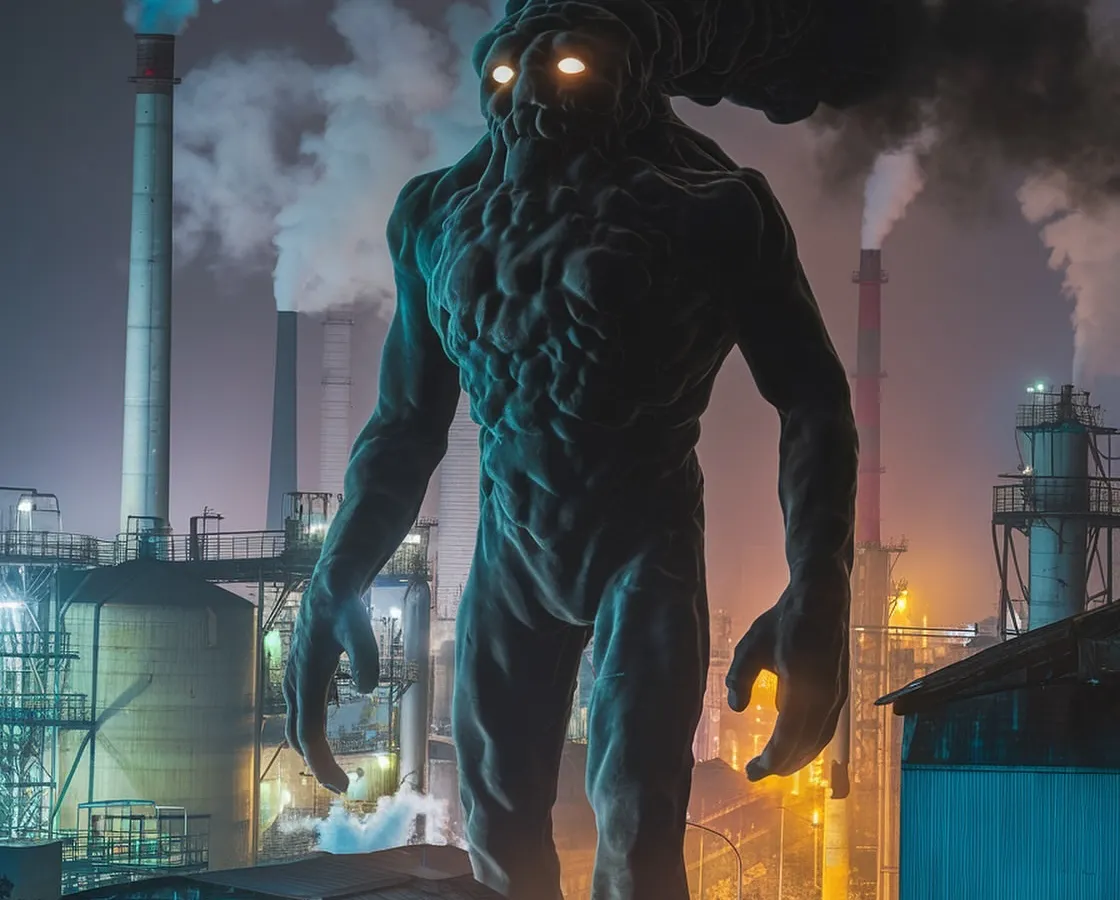 Meet the Rākbhoot, a creature born from the smog that chokes our cities. I create new Indian folklore for contemporary urban scenarios, developing characters like this that can be used in films, games, or graphic novels to tell stories about our modern anxieties.