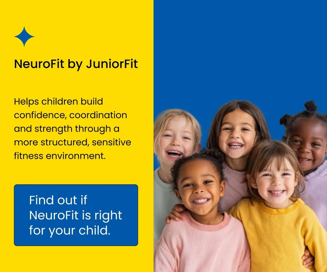 Our NeuroFit program is specifically designed to help neurodivergent children build confidence, coordination, and strength. We use a structured, sensitive, and calm fitness environment to help them thrive.