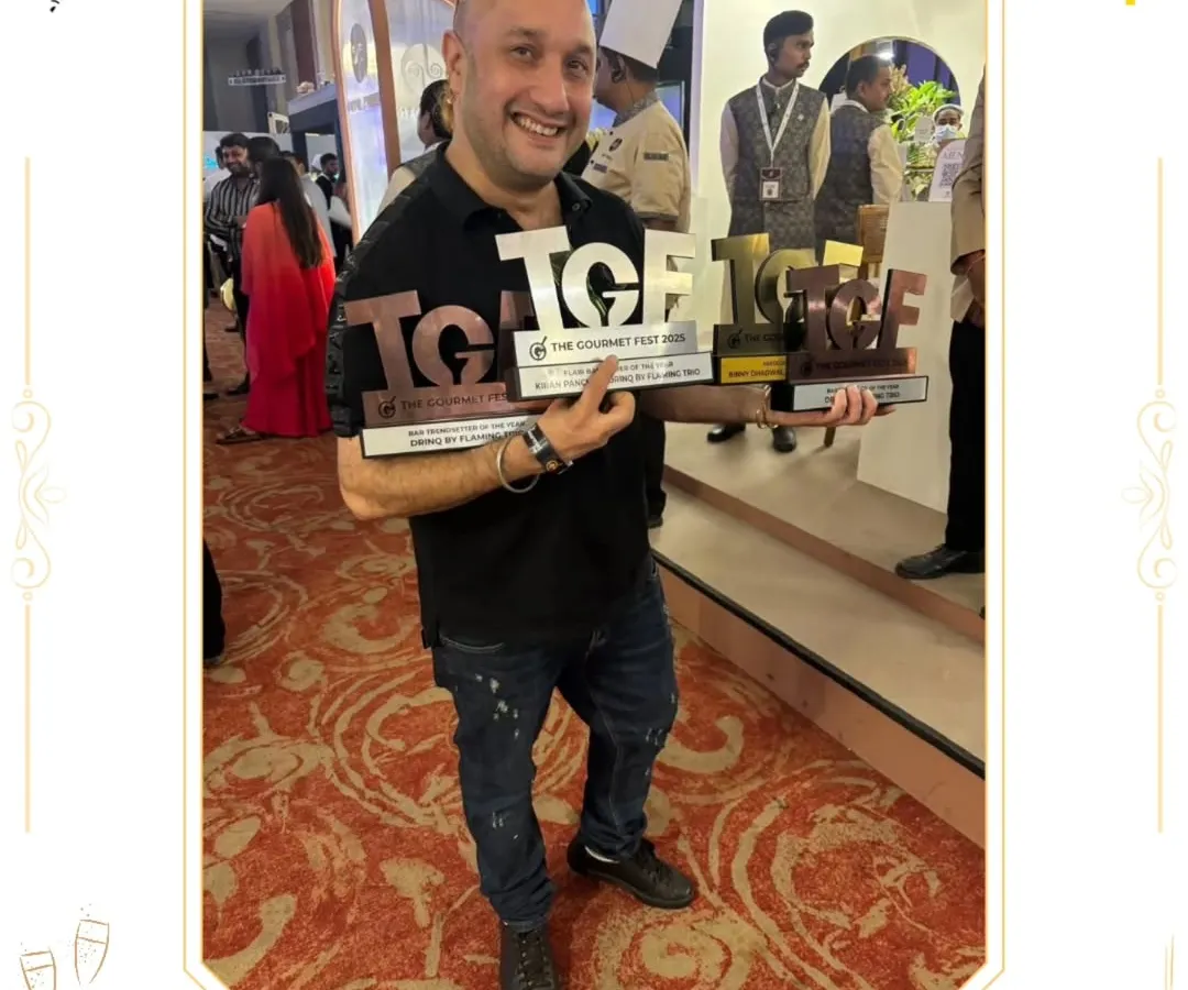 We are incredibly proud of the recognition we have earned. Here, our founder holds multiple awards from The Gourmet Fest, a testament to our team's dedication to being industry trendsetters and mixology leaders.
