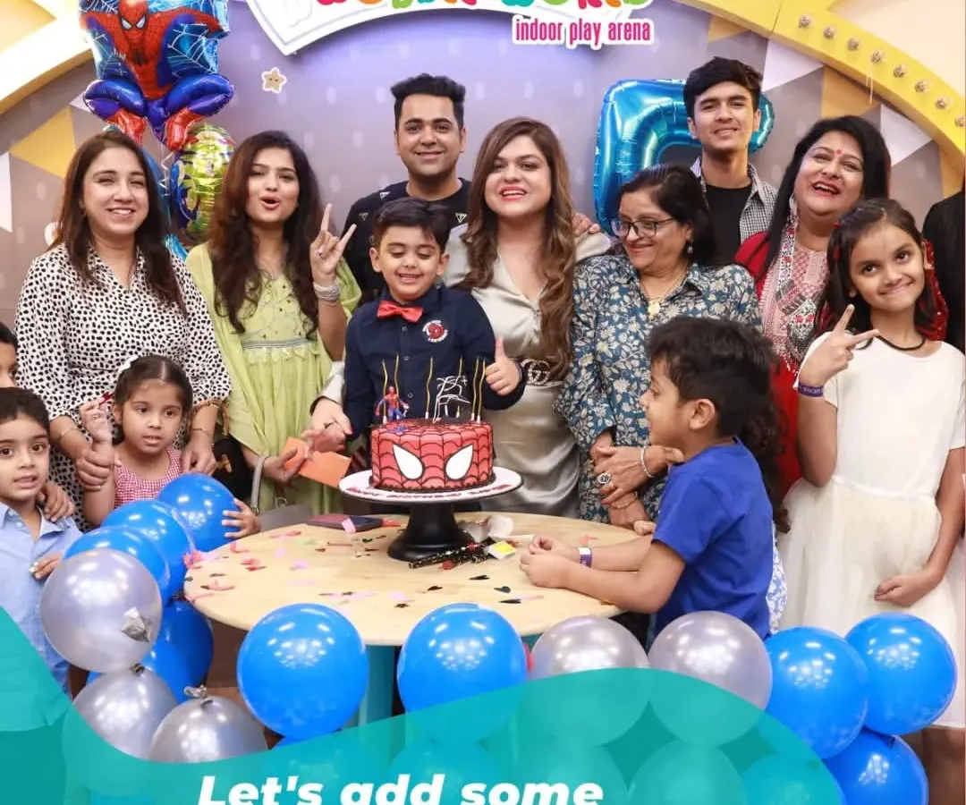 This is what it's all about: the whole family gathered for a joyful birthday celebration. We handle everything, from the superhero cake to the balloons, so you can focus on the smiles.