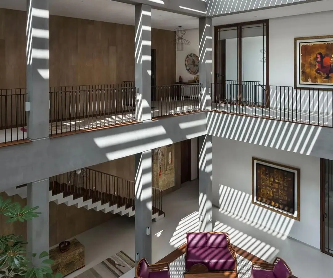 I was thrilled to see my work featured in Architectural Digest India. This stunning home, designed by We Design Studio, features my art in its central courtyard. It shows how the right piece can command a space while blending beautifully with a home's overall architecture and spirit.