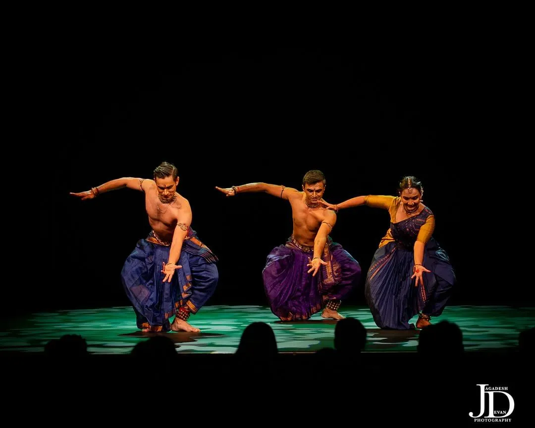 The energy of dancing with my crew from Punyah Dance Company is unmatched. This is a moment from our production 'Abha', where we bring epic stories to life together on stage.
