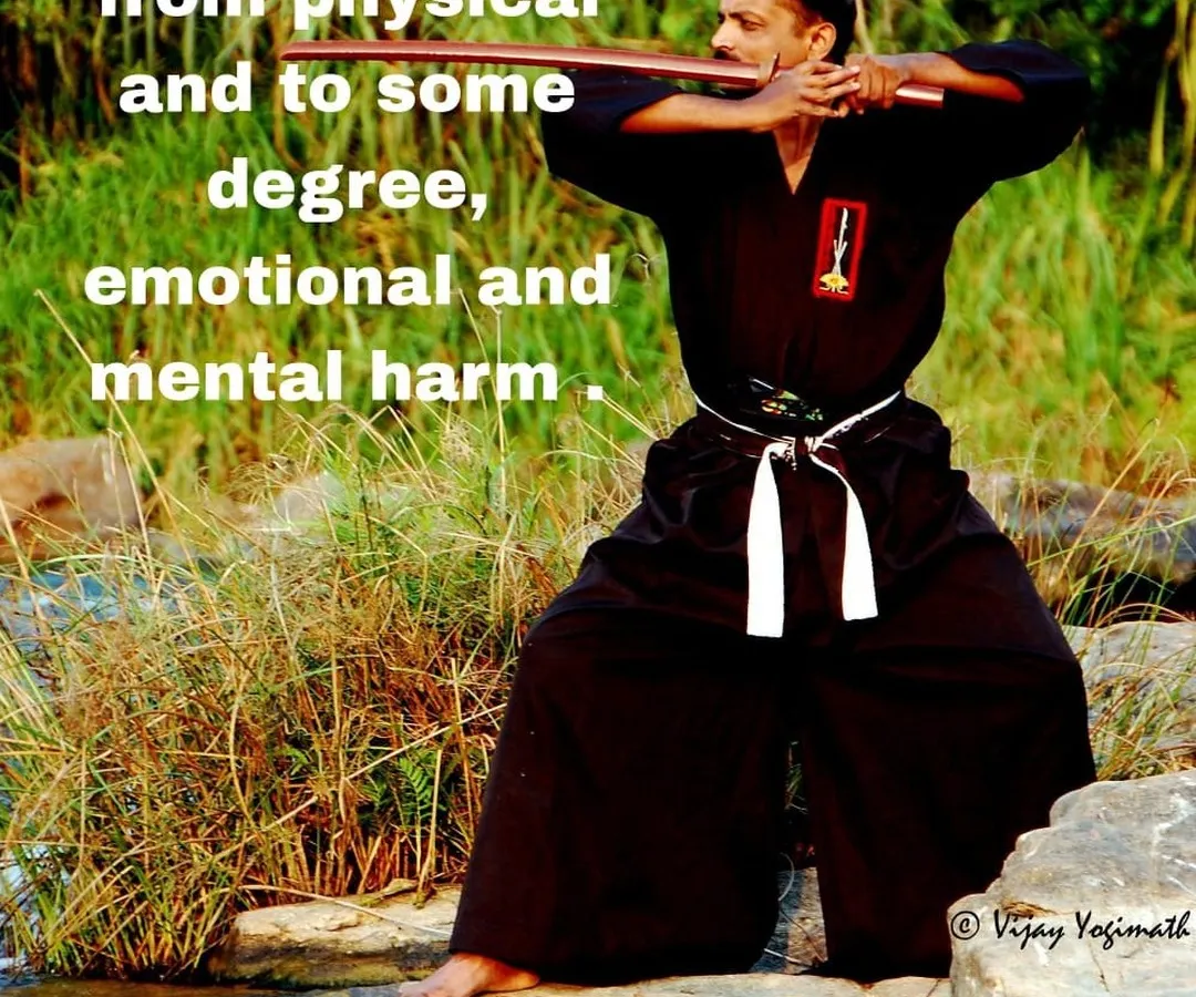 This is the heart of what I teach. Aiki Jujutsu gives you the tools to protect yourself not just from physical harm, but from the mental and emotional stress of modern life. This stance, rooted in Samurai tradition, represents stability and readiness.