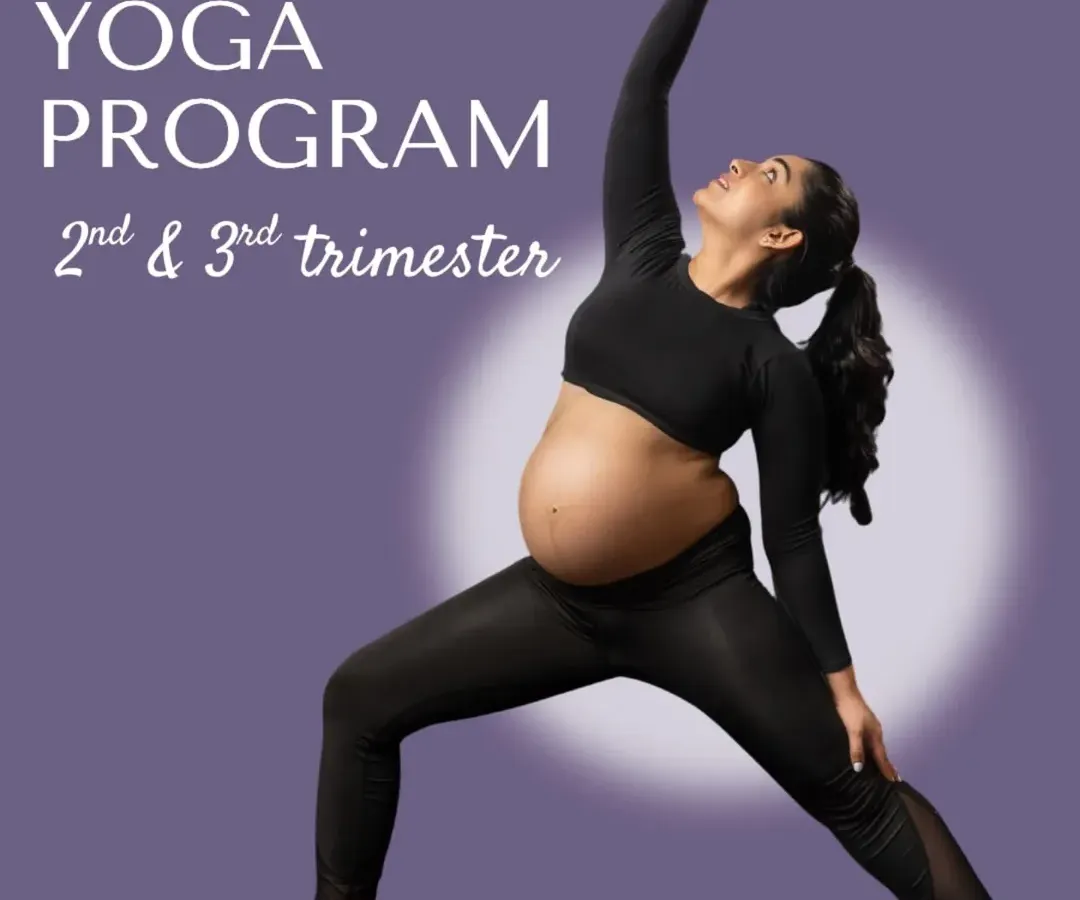 My on-demand Prenatal Yoga Program is designed for your second and third trimesters, helping you build strength, ease discomfort, and connect with your body. This is about making you feel good and strong, right now.