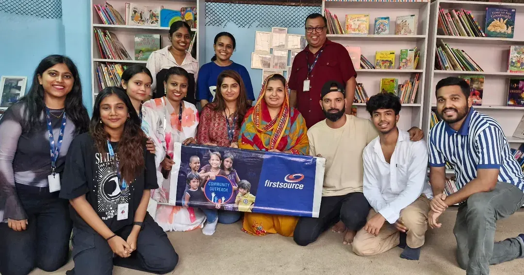 This is what a meaningful partnership looks like. We were thrilled to welcome the team from Firstsource Global to our Kings of Castle Library in Mumbai. Their hands-on help organizing books for our S.T.O.R.Y. System was invaluable, and their energy brought so much joy to the space.