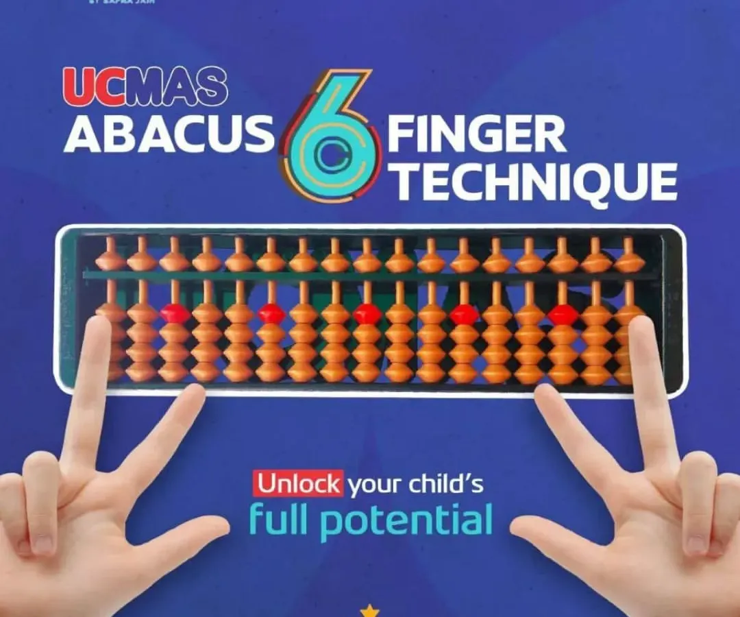 We unlock your child's full potential with the UCMAS Abacus 6 Finger Technique. This scientifically designed method enhances mental math skills, concentration, and memory in an engaging way.
