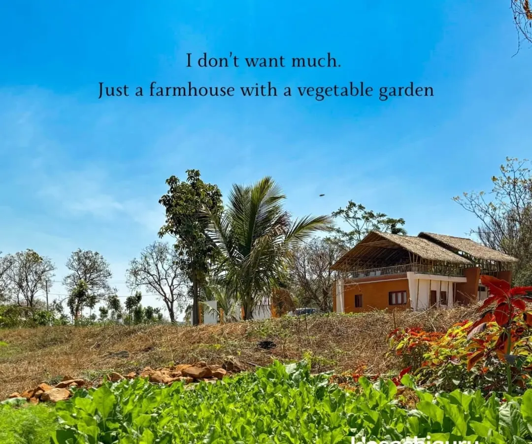 Imagine a farmhouse that’s truly yours, complete with a vegetable garden just steps from your door. We provide the canvas with our spacious villa plots; you bring your dream home to life.