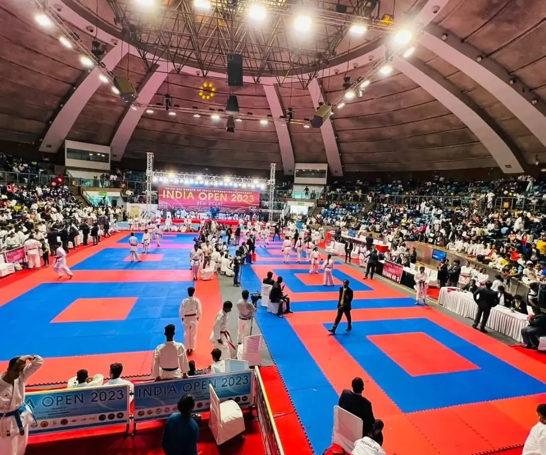 A proud moment for our academy at the India Open International Karate Championship. Competing on a national stage like this is an incredible experience for our students.