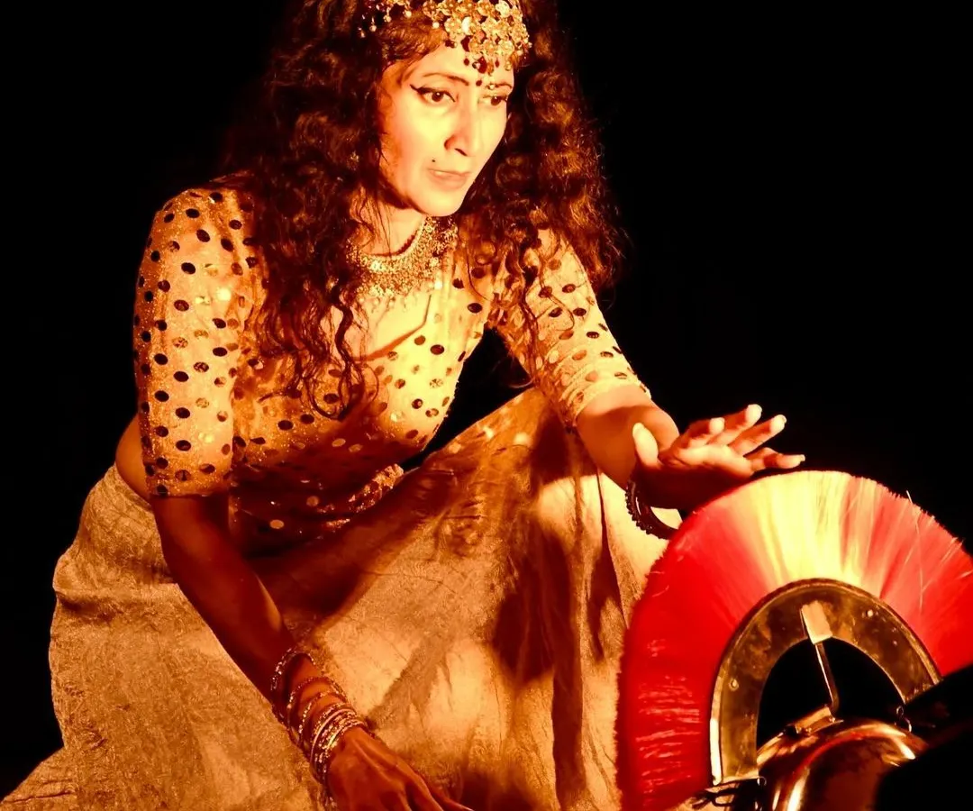 A glimpse into my character for the vaudeville comedy "No Strings Attached." This piece allows me to explore a different kind of energy on stage, blending traditional Kathak movements with playful, comedic timing in a story about human connection.