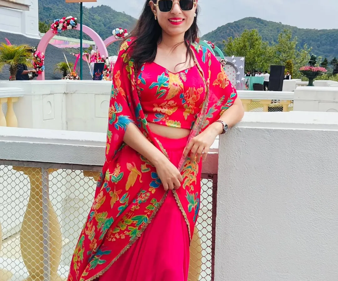 Ready for a sun-filled Haldi ceremony at a beautiful destination wedding. I love matching my outfit's energy to the vibrant and happy atmosphere of daytime functions.