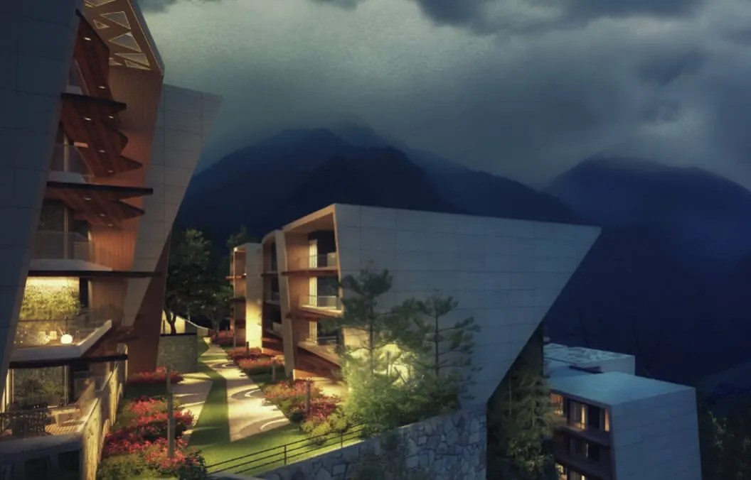 For our Orchid Valley project in Gangtok, we worked with the mountain, not against it. The stepped layout, inspired by the natural contours of the land, ensures every home gets an unobstructed view of the ranges, creating a residential community that feels like a part of the landscape.