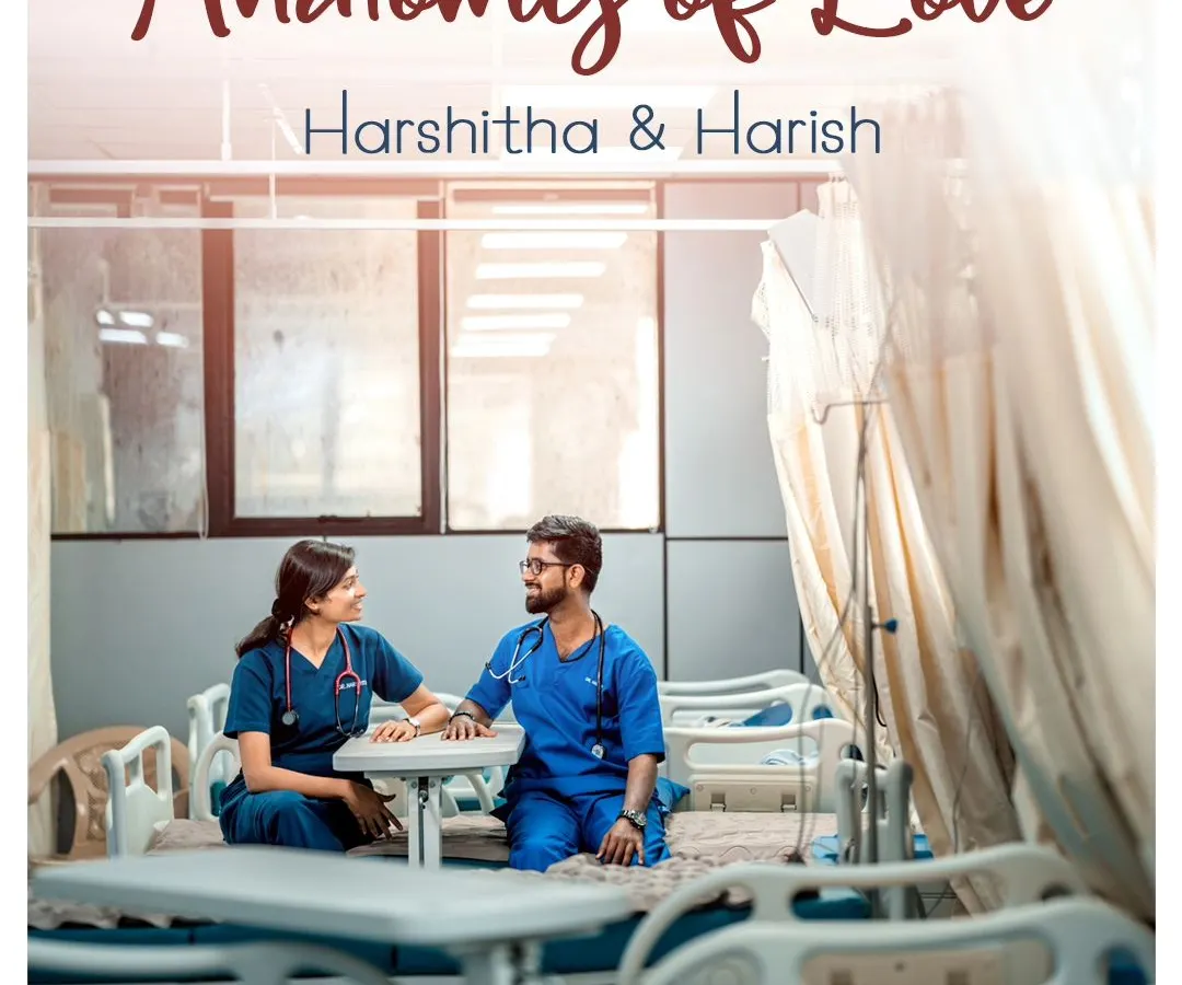 The "Anatomy of Love" for two doctors tying the knot. This themed maternity shoot in a hospital setting is a perfect example of how we can weave your personal story and profession into your portraits.