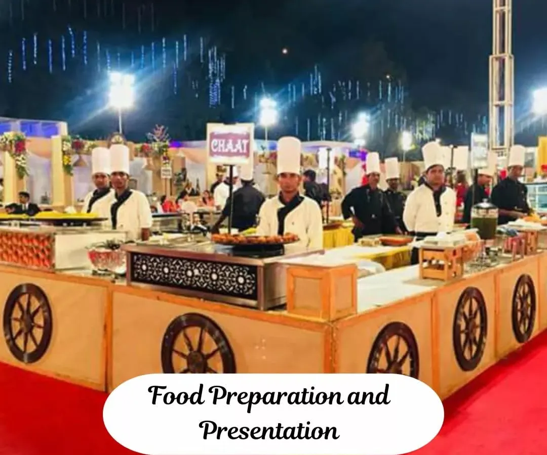 Here is one of our live chaat counters in action at a large outdoor community event. We set up professional, themed stations that become a hub of activity and excitement for your guests.