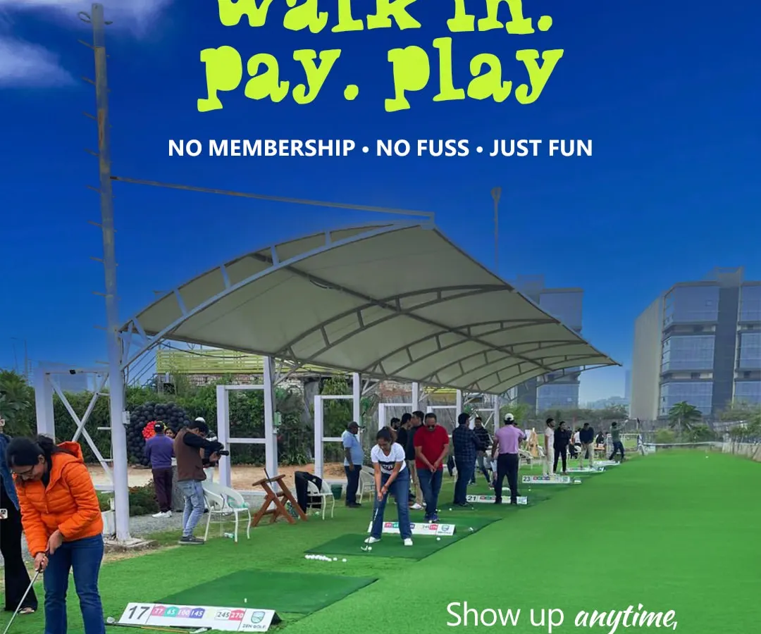 We keep it simple: no memberships, no fuss. Just walk in, pay for your golf balls, and start playing. It's golf on your terms.