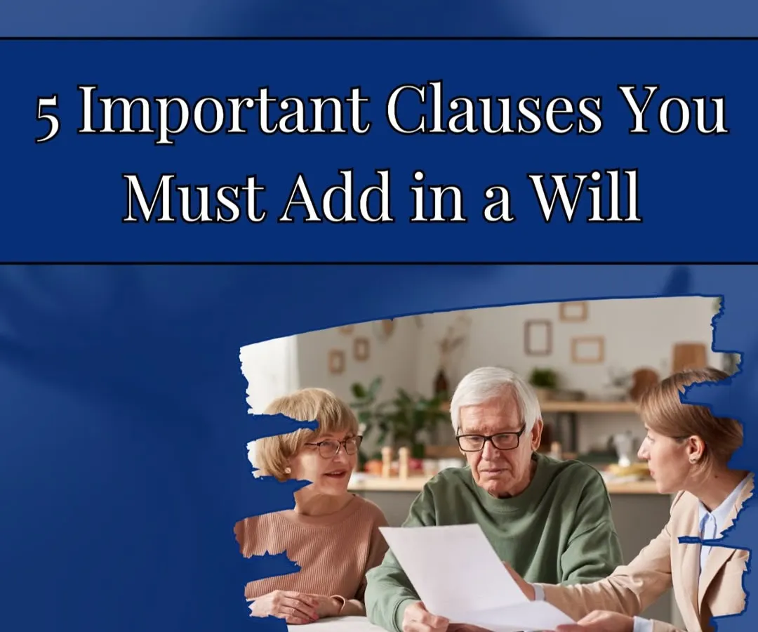 To prevent family disputes, a well drafted will is essential. This guide covers the five critical clauses I include to protect your legacy, from appointing a trustworthy executor to clearly distributing your assets.