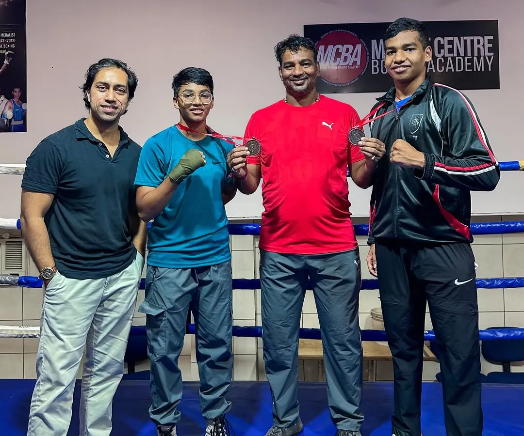Results speak louder than words. Here are our national champions, Siddhesh and Riddhi Pawase, with their bronze medals from the CBSE National Boxing Championships. Hum sirf train nahi karte, hum champions banate hain.