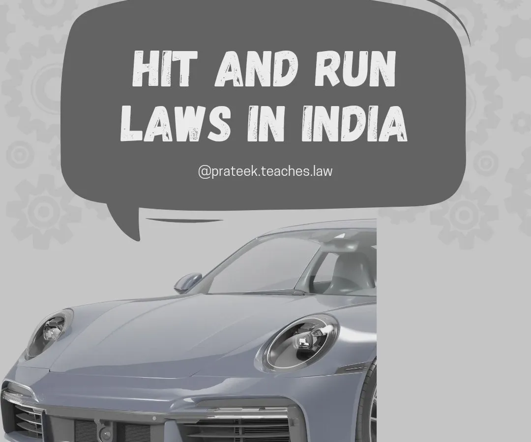 Understanding Hit-and-Run Laws in India. A hit-and-run accident can be a traumatic experience. I break down the relevant sections of the Motor Vehicles Act and the Indian Penal Code, explaining the driver's obligations, victim's rights to compensation, and the legal consequences, including for juvenile drivers.