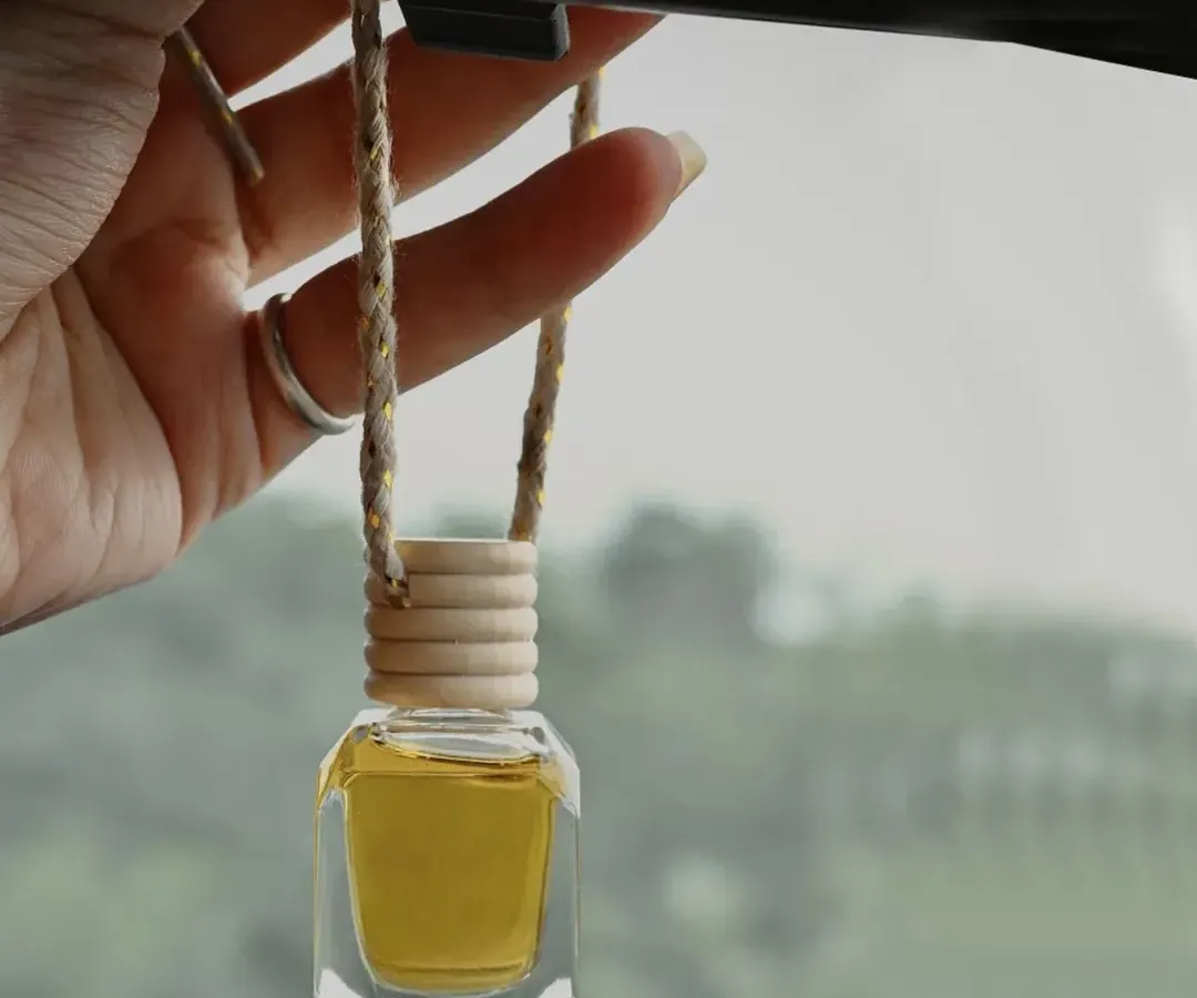 Enjoy a touch of luxury on every drive. Here is one of my hanging car air fresheners, filled with long-lasting fragrance oil to transform your daily commute.