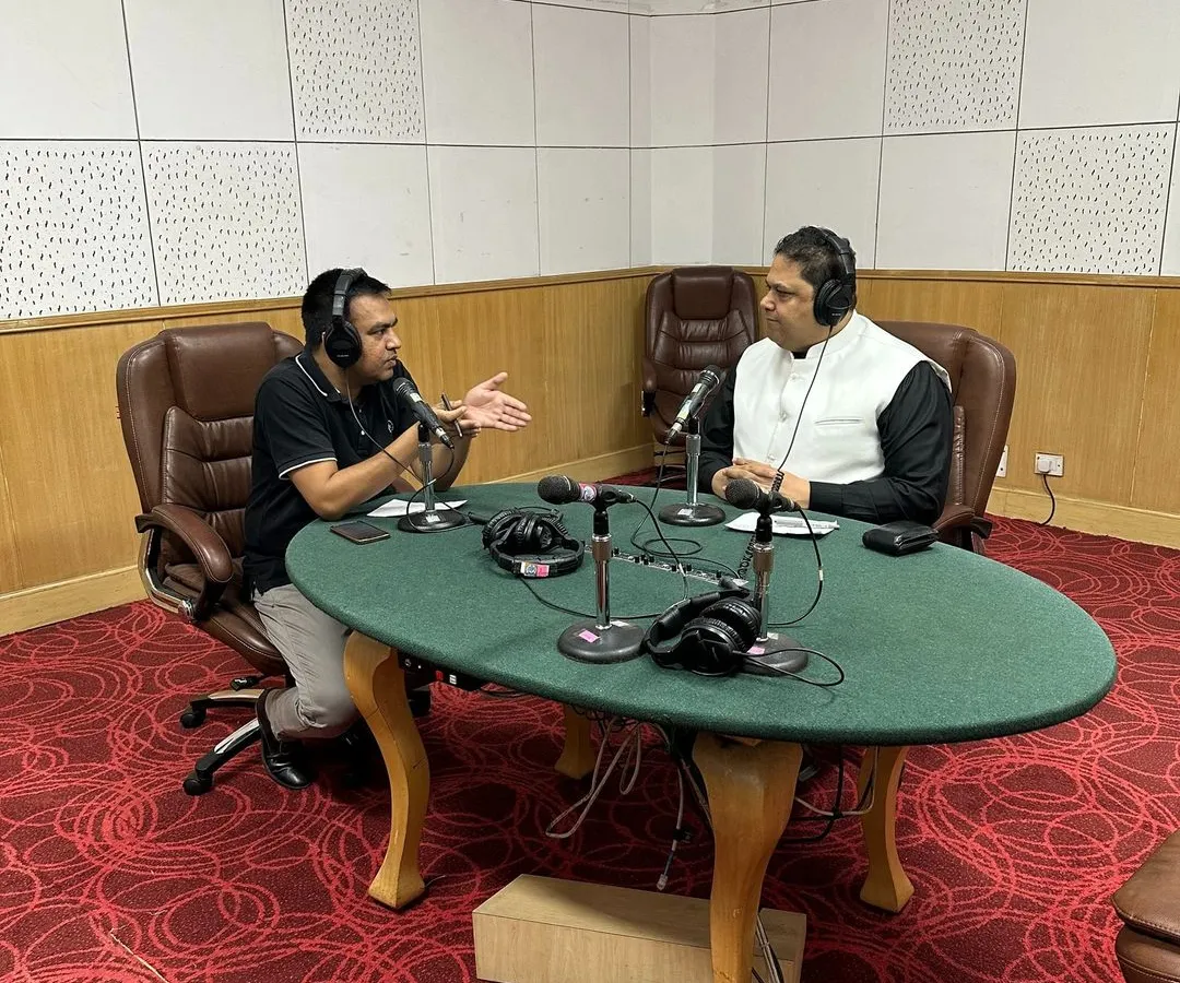 In the All India Radio studio, I engage in a detailed discussion about the complexities of tenancy laws. My goal in these sessions is to educate both landlords and tenants on their legal rights and obligations to prevent and resolve disputes outside of court.