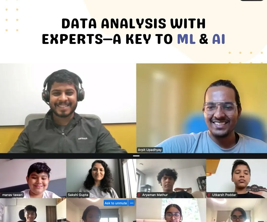 Our live online workshops are led by industry experts. Here, you can see our instructors and students engaged in a data analysis session, fostering a collaborative and interactive learning experience.