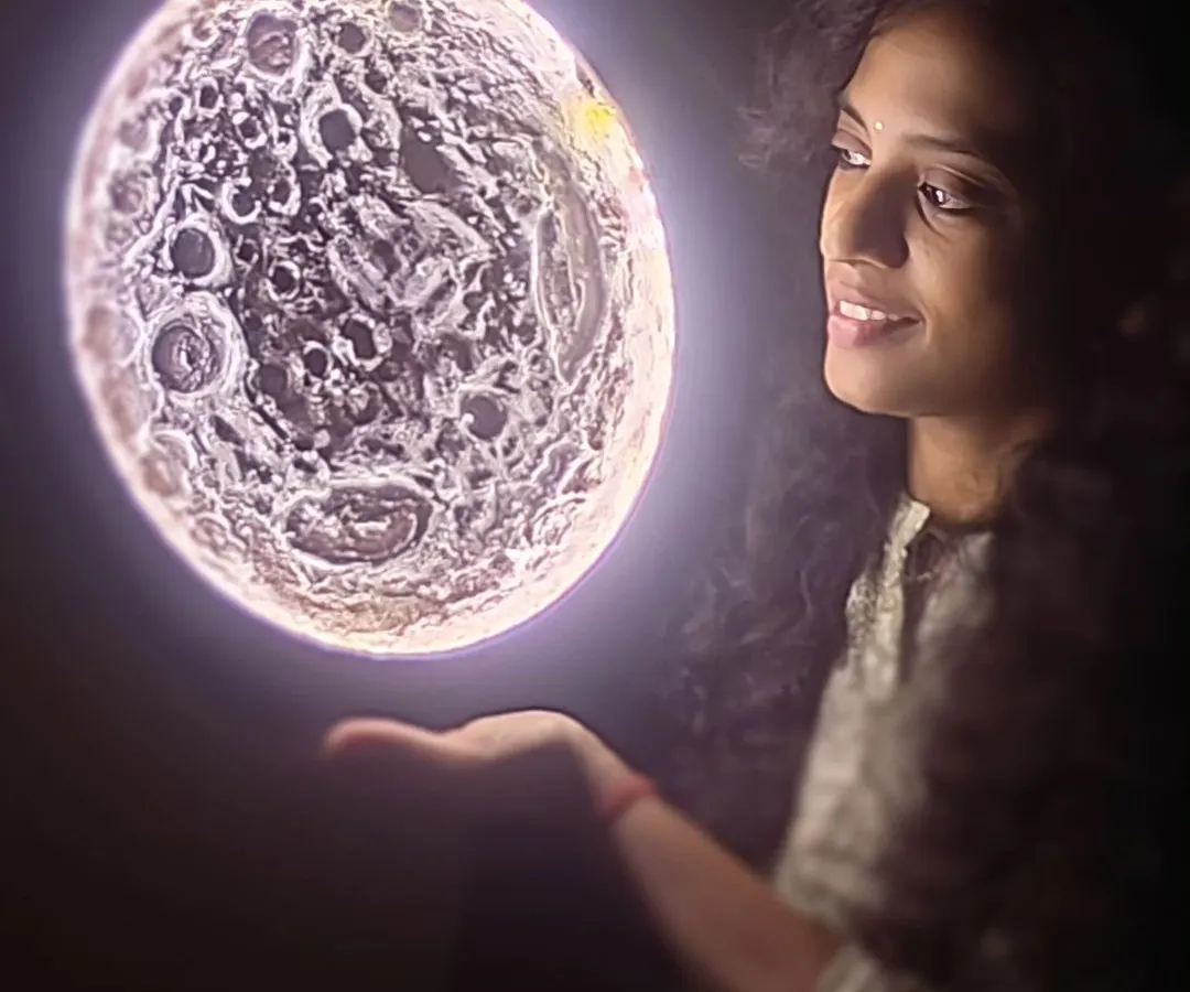 I love creating these 3D textured moon paintings that come alive with a built-in LED light. It’s a piece of the night sky you can hold, with detailed craters and a soft glow that creates a serene ambiance in any room.