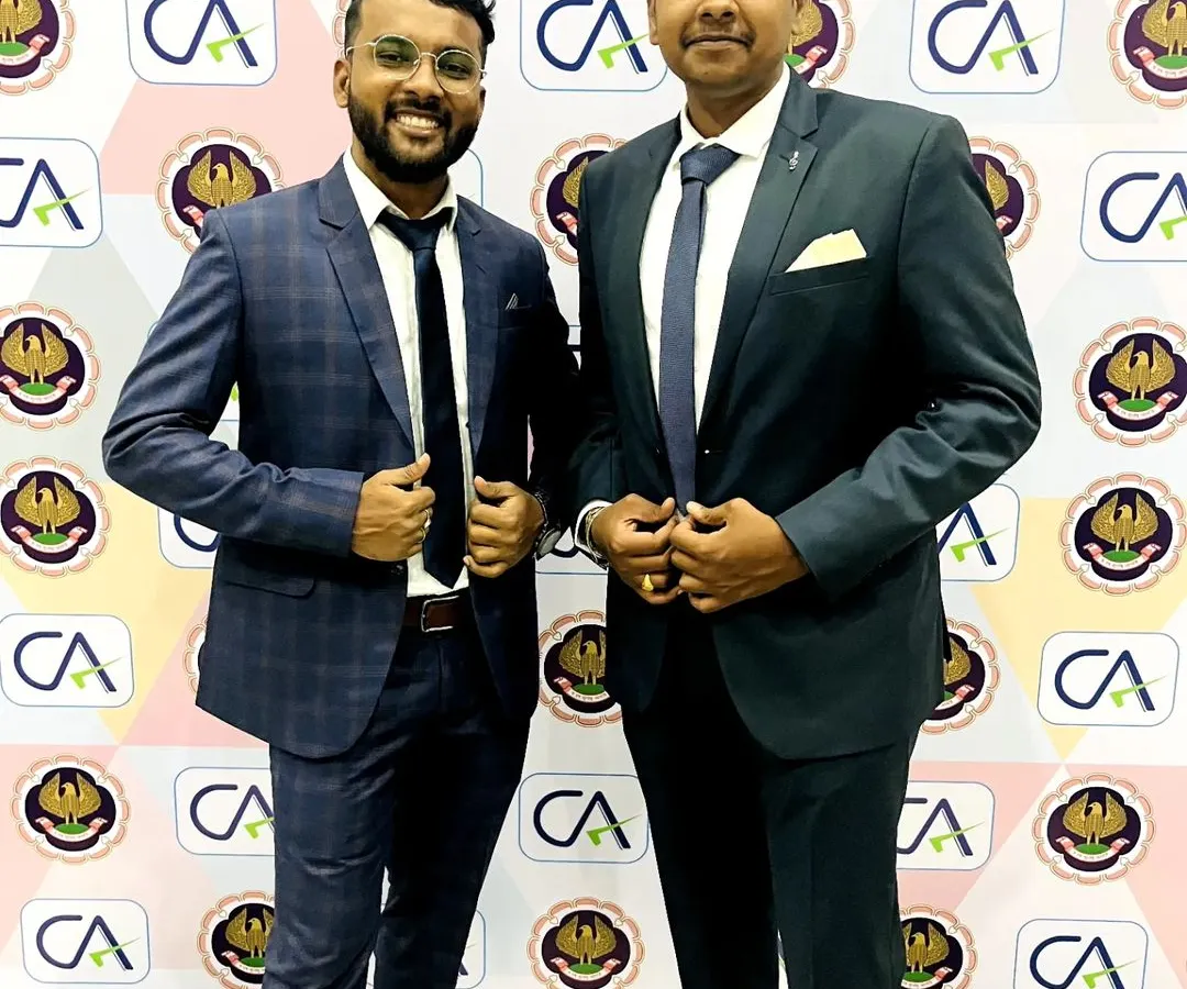 Collaboration is key in finance and in life. Here with my #cabuddy, celebrating our professional milestone at the CA Convocation 2023, reflecting the partnership approach I take when providing business advisory and tax services.