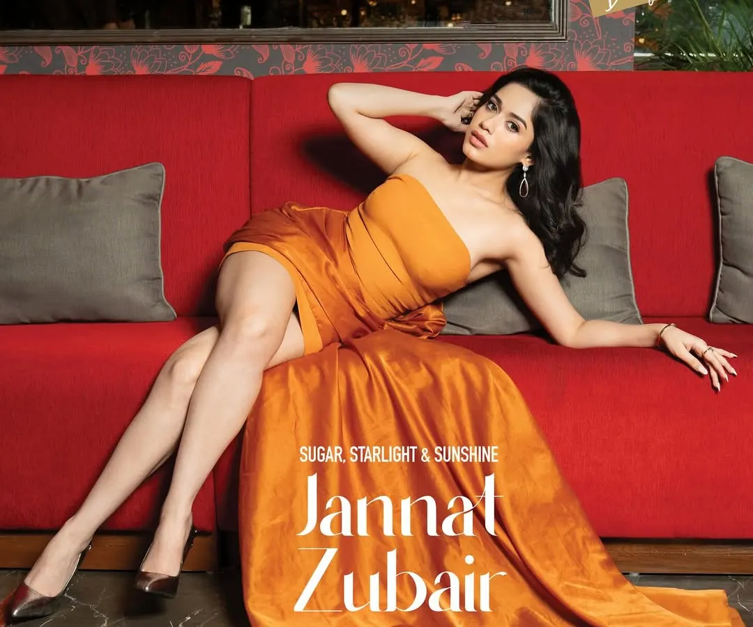 The digital cover for GlobalSpa Magazine featuring Jannat Zubair. This shot highlights my experience in creating compelling cover images for major publications.