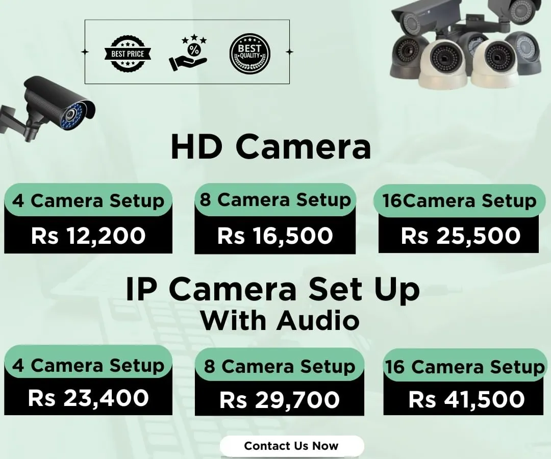 I believe in transparent pricing, so you know exactly what you're getting. Here are my clear, upfront costs for complete HD and IP camera setups, whether you need 4, 8, or 16 cameras for your property.