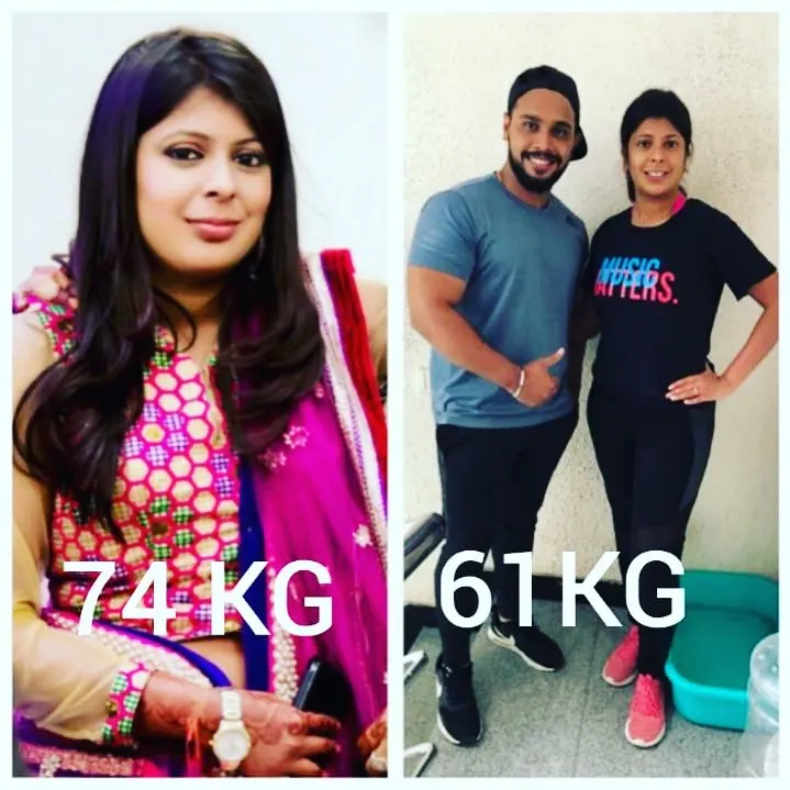 Real results for a real client. She dropped 13 kg in just 3 months by following her personalized diet plan and staying dedicated. This proves that with the right guidance, anyone can achieve their fat loss goals.