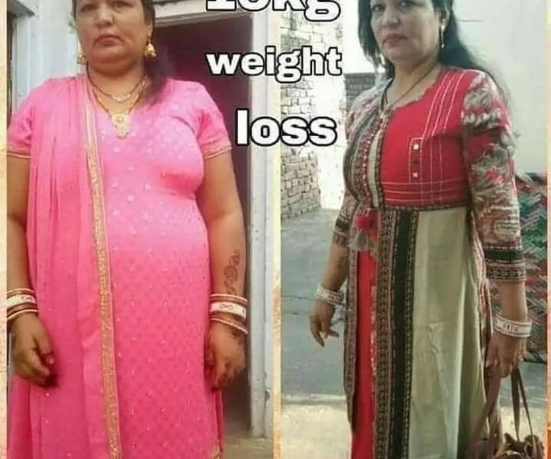 This is a real transformation from one of our dedicated students, showing a 15kg weight loss. Through consistent practice in our online yoga classes and guidance on yogic diet, we achieve sustainable results that go beyond the scale.