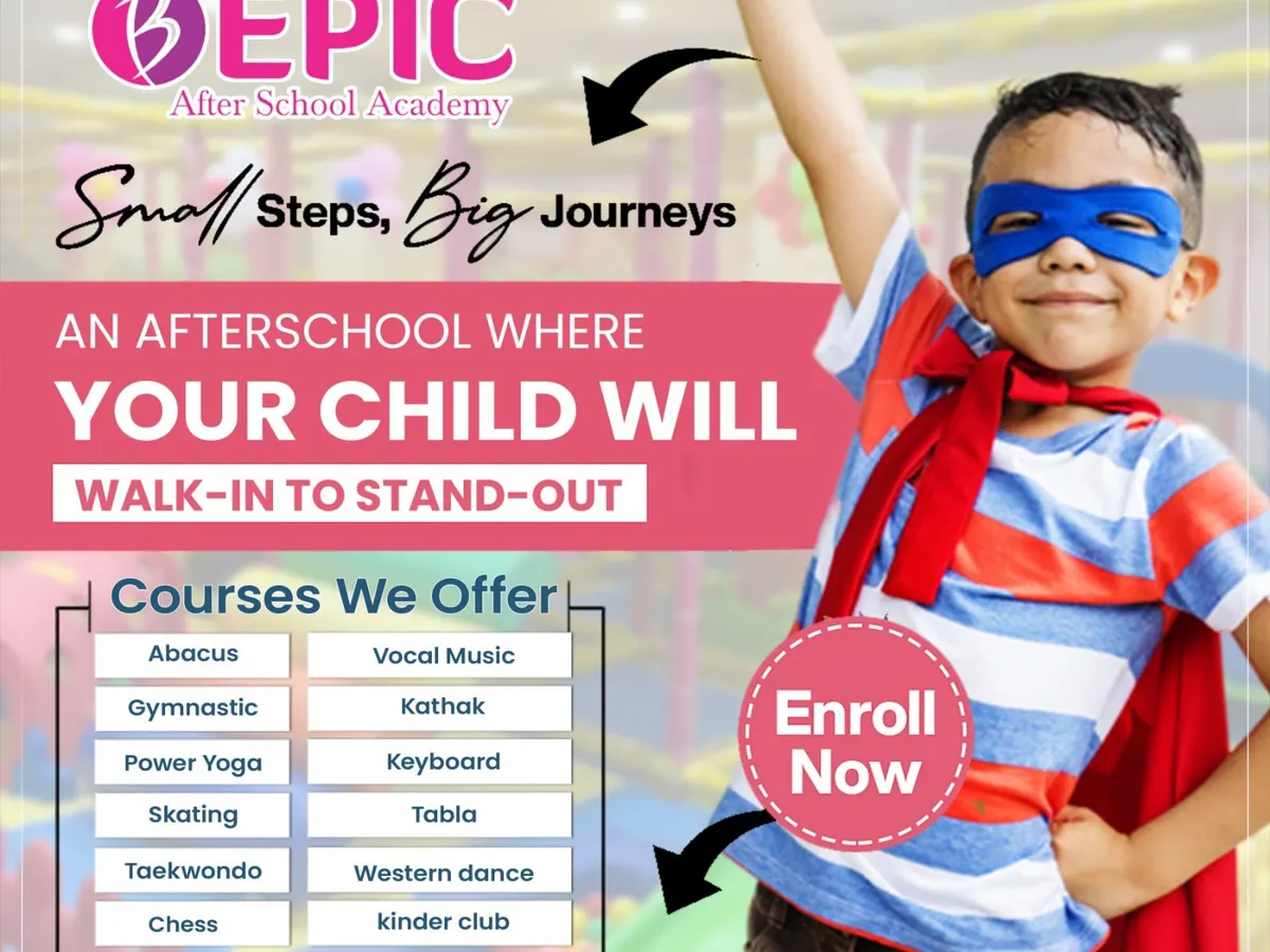 From academics and arts to sports and technology, I offer a diverse range of courses designed to help every child find their passion. This graphic gives you a glimpse of the many opportunities available for your child to walk in and stand out.