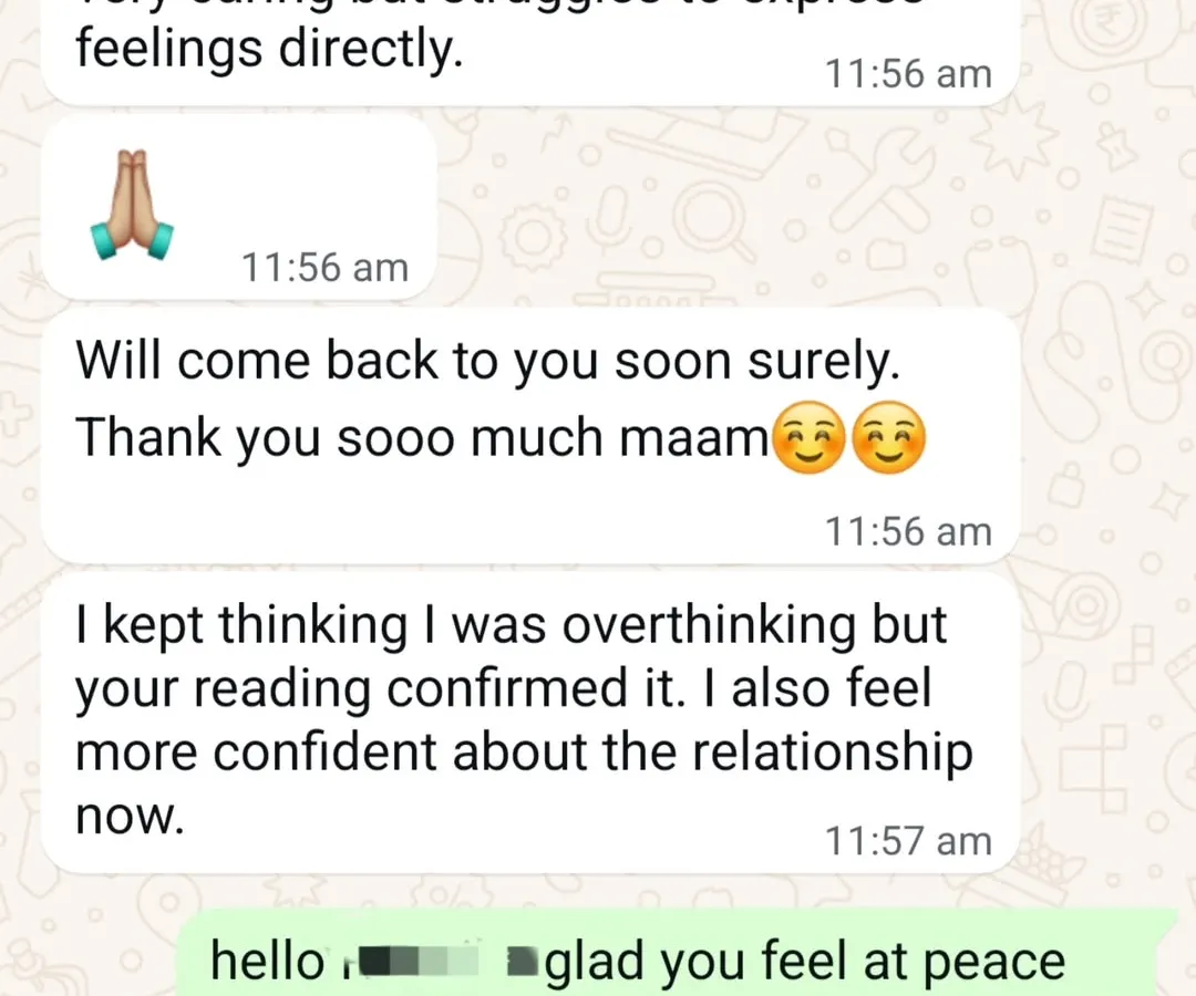This is why I do what I do. This client was feeling doubtful about her relationship, and my facial analysis confirmed her intuition, giving her the confidence and peace of mind she needed. Sometimes, you just need confirmation that what you are feeling is real.