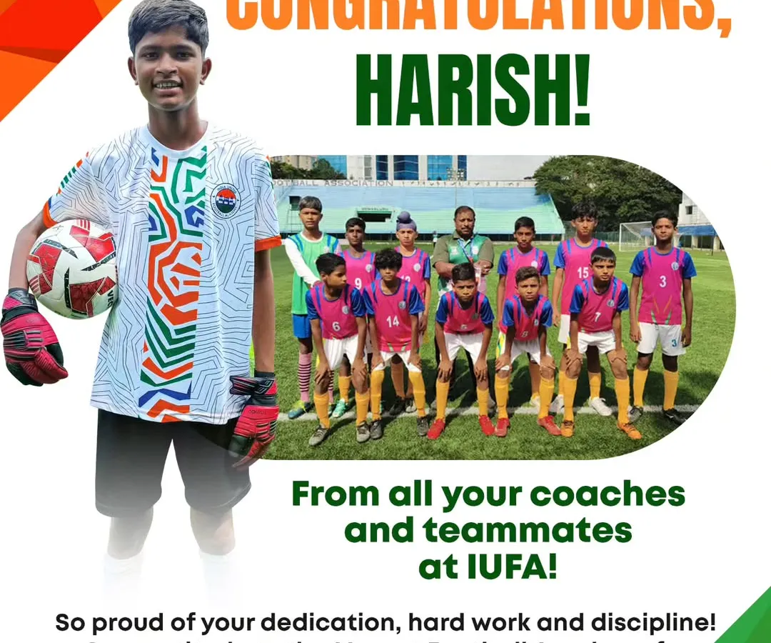 This is what dedication looks like. We are incredibly proud of our player, Harish, for his selection into the Sub-Junior National Football Team. We build pathways for talented players to reach the highest levels of the sport.