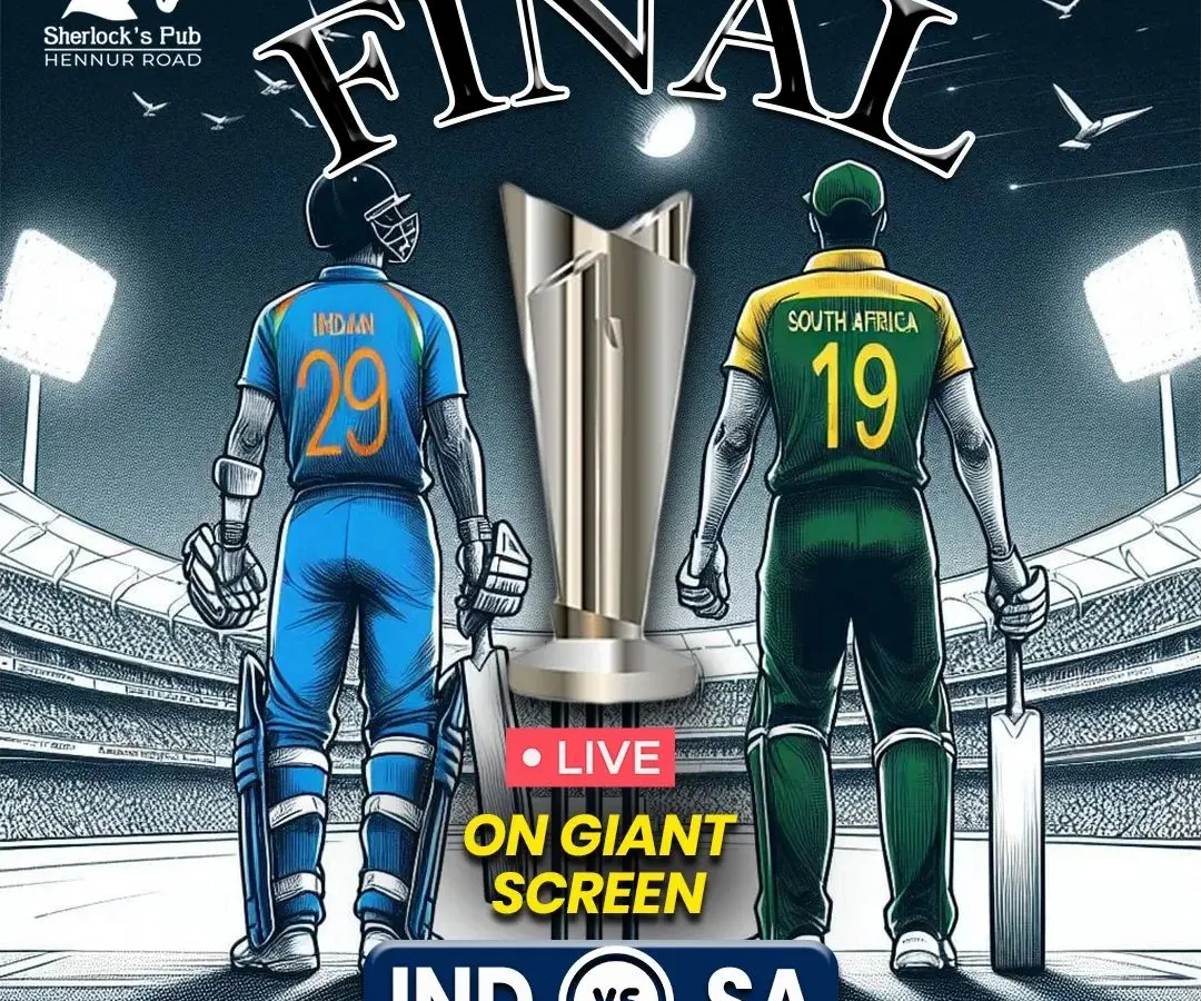 I go all out for the big tournaments like the T20 World Cup Final. This is where Bangalore comes to watch Team India, with every seat focused on the giant screen and the energy of the crowd making every moment feel epic.
