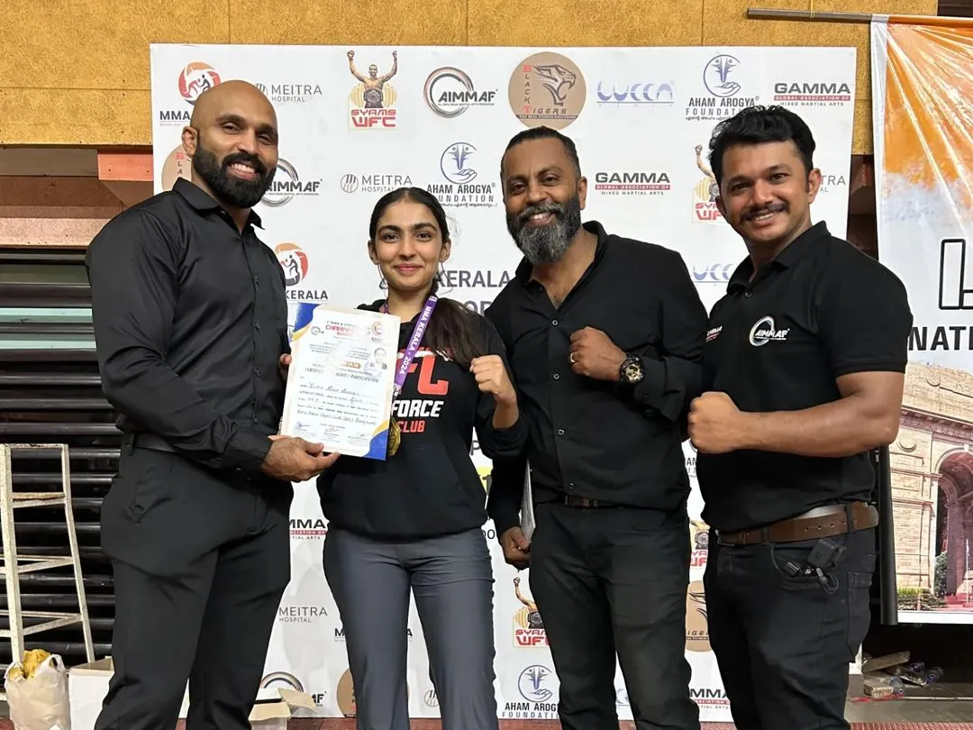 This is the result of discipline. One of my students receiving her certificate and medal at the Kerala Nationals 2024, ready to take her skills to the next level.