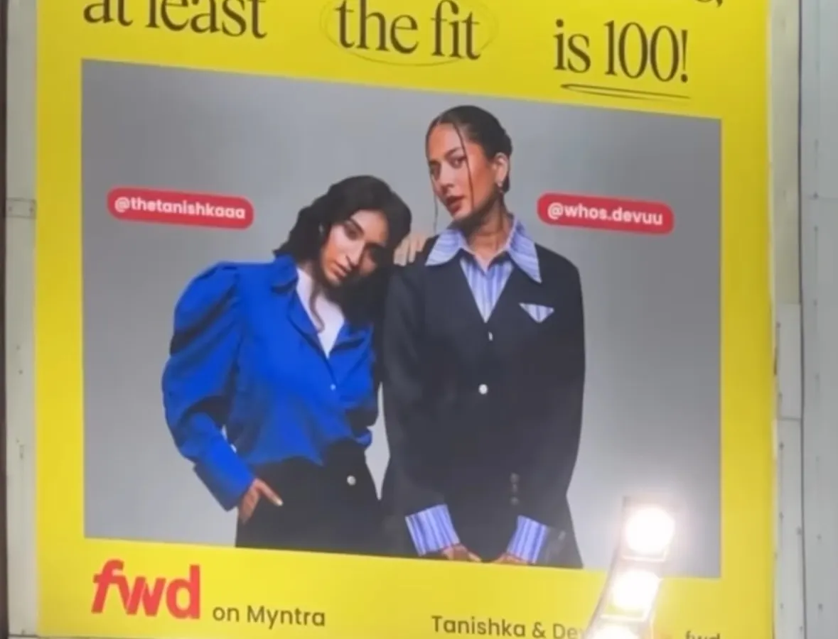 Seeing my work on a massive billboard for a major fashion brand like Freakins is always a thrill. This image shows the real-world impact of my commercial makeup, designed to be clean, eye-catching, and effective for large-scale advertising campaigns.