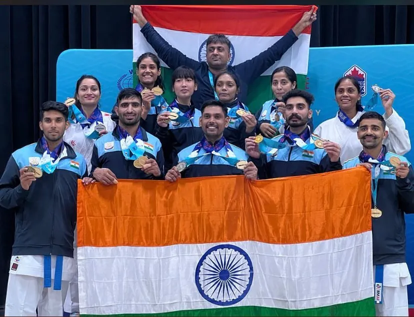 This is the result of pure dedication. I am incredibly proud to stand with the Indian Police Karate Team after their historic win at the World Police Games in Canada. We brought home 18 medals, including 15 golds, proving that with the right coaching and relentless hard work, anything is possible.