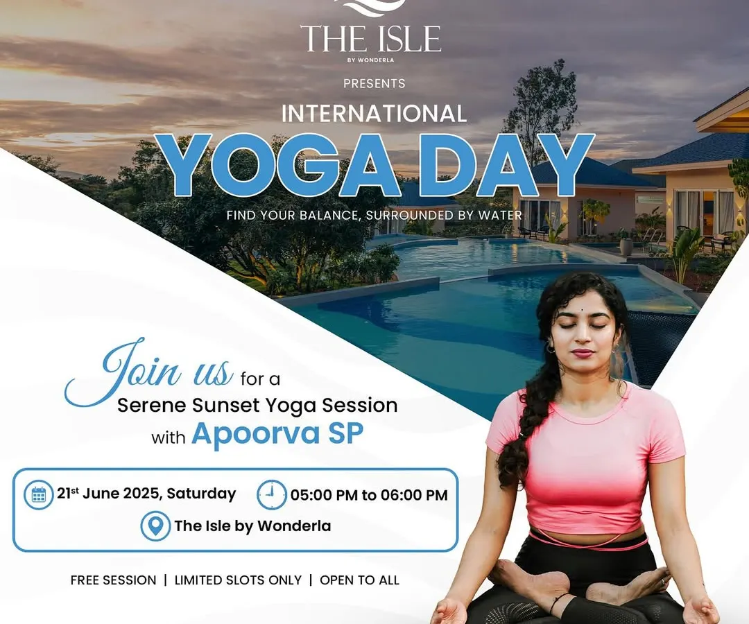 This is the kind of experience I love creating: a serene sunset yoga session right here in Bengaluru. My workshops are open to everyone, whether you're a beginner or have been practicing for years. It's all about finding your balance and peace together.