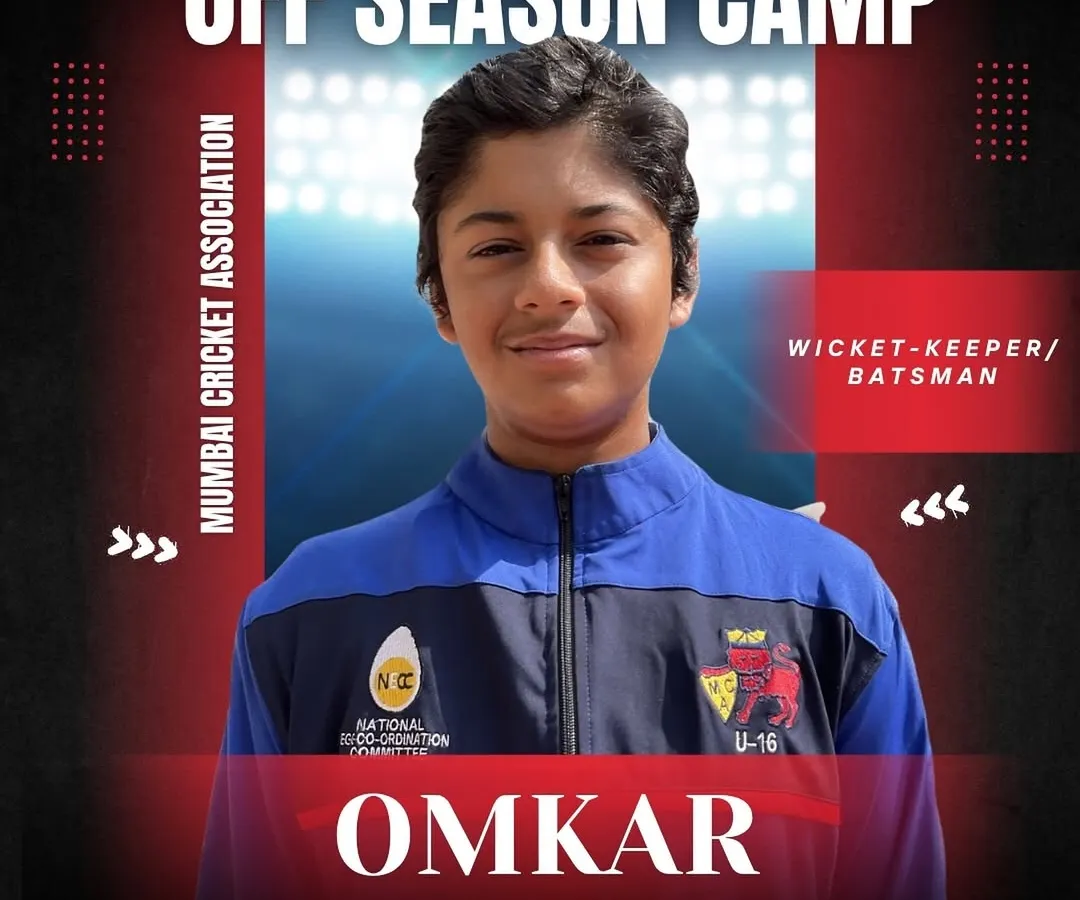 This is what hard work looks like. Omkar Patankar, one of our dedicated wicket-keeper batsmen, was selected for the Mumbai U-19 Summer Off-Season Camp. He has the vision behind the stumps and the fire with the bat. We are proud to see him get recognized.