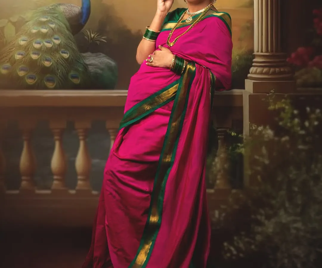 Inspired by the timeless paintings of Raja Ravi Varma, we bring a piece of classic art to life. This is for the mother who dreams of a portrait that is not just a photograph, but a legacy of cultural elegance.